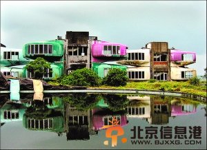中国台湾新北市三芝飞碟屋。