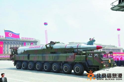 韩国认为朝鲜中程导弹将部署到朝中边境。