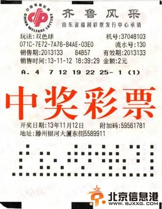 滕州铁杆彩民小单击中767万 大奖彩站受表彰(图)