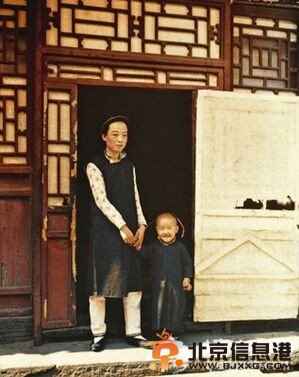 100年前的北京 彩色照片尘封的岁月(组图)