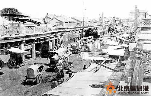 1880年前后的前门大街风貌[墙根网]