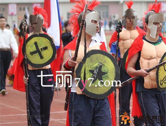 盘点各地疯狂的校运会 耶稣海贼王超级玛丽各种神装扮雷死人【图】