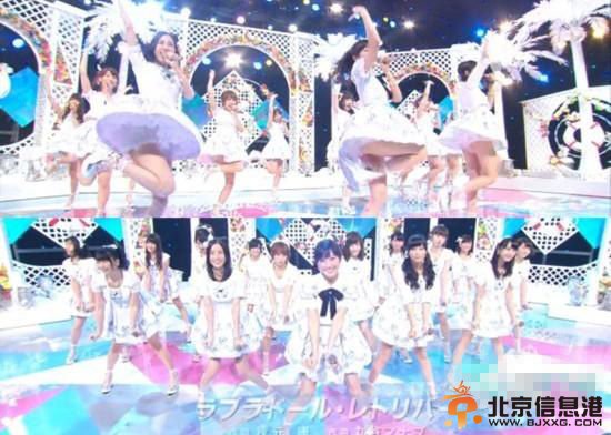  日本少女团AKB48短裙热舞