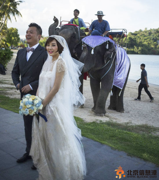 <a href='http://www.bjxxg.cn/news/beijing/' target='_blank'><u>北京</u></a>台美女主播梦瑶泰国大婚[高清大图]