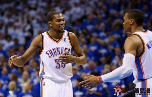 NBA:雷霆105-92击败马刺 威少狂砍40分