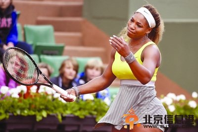 法网“冷”风吹倒小威一号种子止步第二轮（图）