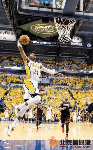 乔治单节狂砍21分步行者灭“火”扳回一城（图）