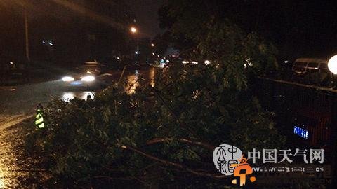 组图：北京河北等多地狂风暴雨 廊坊全城停电