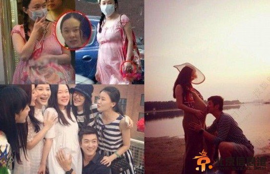 女星大肚照比美：梁静茹俏皮 应采儿美艳