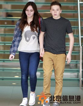 小贝长子情窦初开，与女友亲密约会