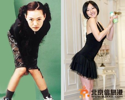 女明星成名前后整容对比 范冰冰刘嘉玲赵丽颖杨幂