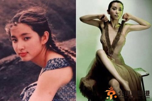 女明星成名前后整容对比 范冰冰刘嘉玲赵丽颖杨幂
