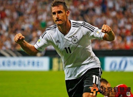 德国队球衣号码公布 唯一的前锋克洛泽选择11号