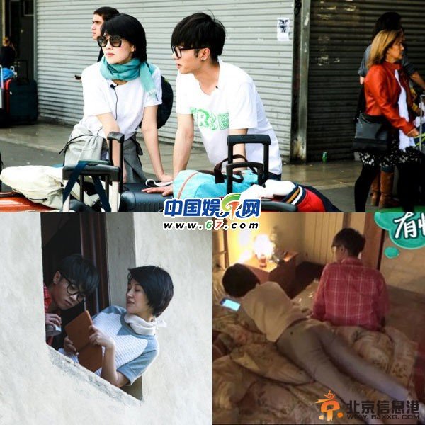 情侣档甜蜜瞬间：王诗龄石头熊抱 威廉奥莉拉手