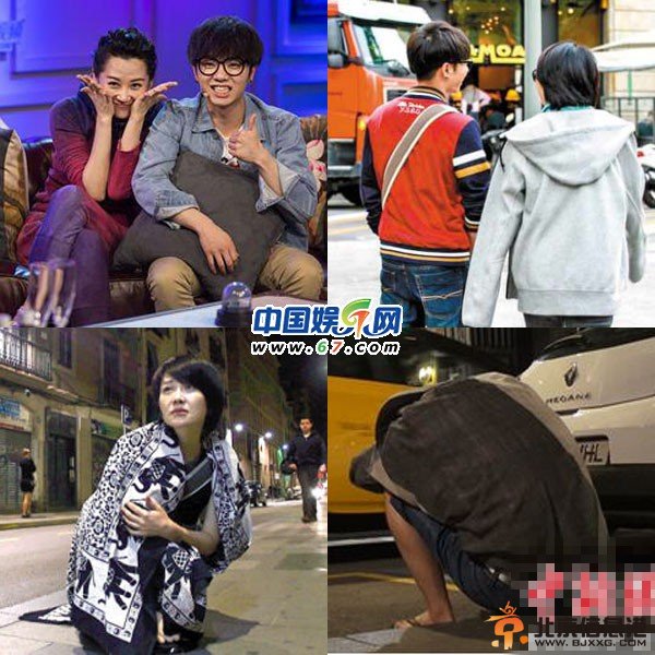 情侣档甜蜜瞬间：王诗龄石头熊抱 威廉奥莉拉手