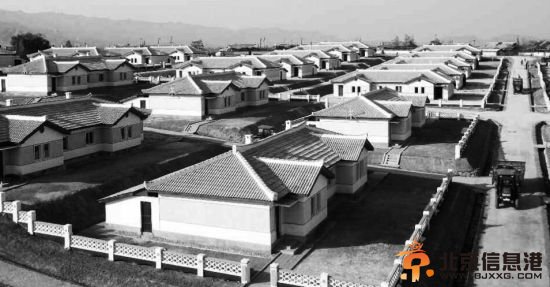 　高山果树农场村庄一角(朝鲜《劳动新闻》发)