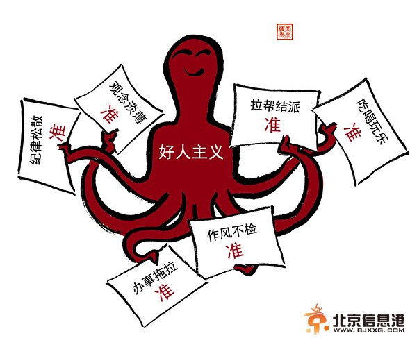 中纪委官网漫画揭6类机关病：拉帮结派抱大腿