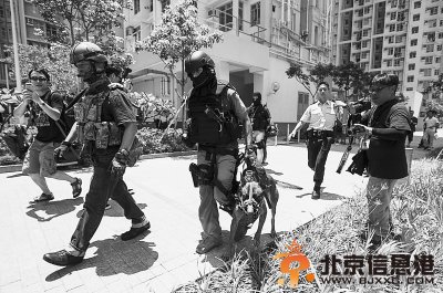 媒体揭秘香港“飞虎队”：身份保密 遮面防报复(图)