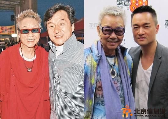 陈自强与成龙( 左图)