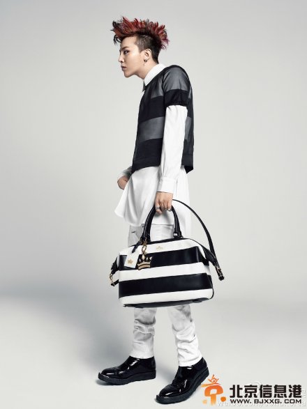 Bigbang成员G-DRAGON权志龙广告照公开 GD拍广告被赞有范儿