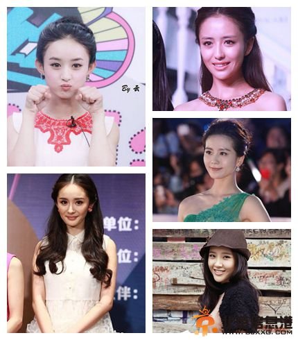 杨幂赵丽颖刘诗诗唐嫣 收视女王竟然都是婴儿肥