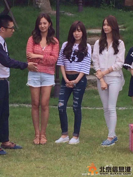 少女时代录制中国综艺《最强天团》海量现场照曝光