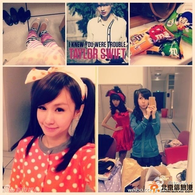 柯震东新欢女友Tracy海量私照曝光 长发披肩清纯可爱