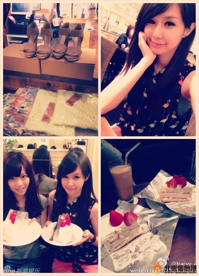 柯震东新欢女友Tracy海量私照曝光 长发披肩清纯可爱