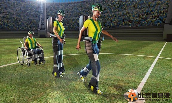 残疾少年开球点亮巴西世界杯开幕式 失去双腿的残疾人也能踢球