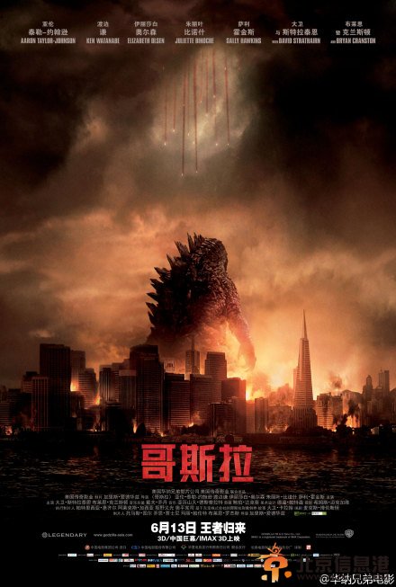 《哥斯拉》票房怎么样?<a href='http://www.bjxxg.cn/ent/dianying/' target='_blank'><u>电影</u></a>《哥斯拉》最新票房统计结果