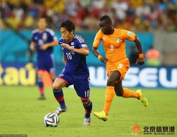 正播日本1-2科特迪瓦 2分钟丢2球