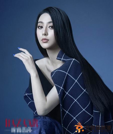 范冰冰黑发如瀑 化身东方蒙娜丽莎