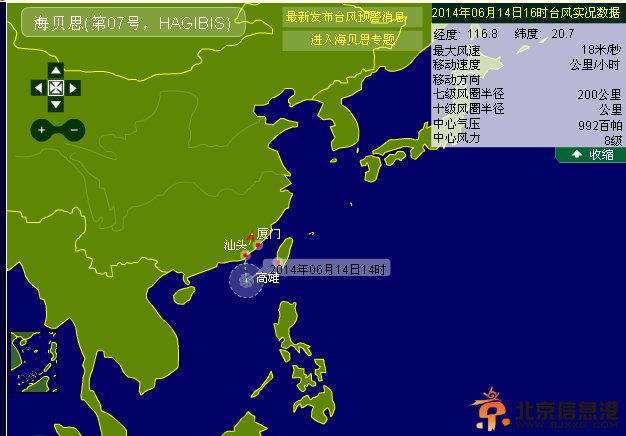 2014年第7号台风海贝思