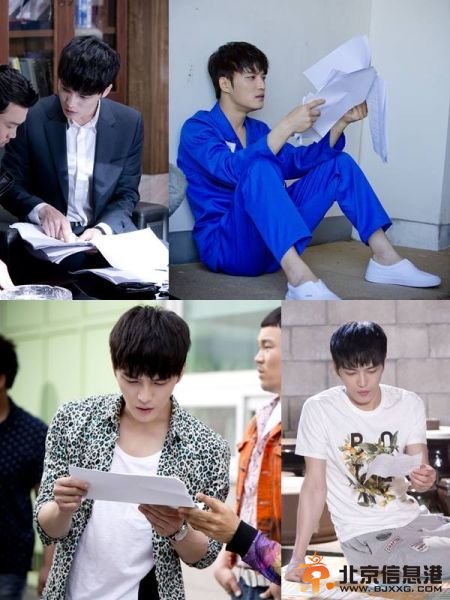 《triangle》拍摄现场花絮照剧照公开 JYJ金在中时刻手拿剧本被赞敬业