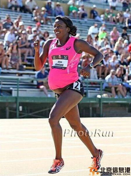 美运动员阿莉西娅·蒙塔诺怀孕34周跑800米 称为适度锻炼