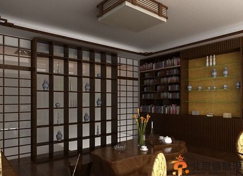 中式风格书房装修效果图 体验返璞归真生活姿态