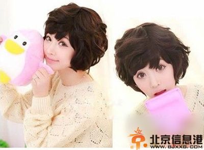 韩式短发烫发发型图片分享 尽显乖巧可爱风