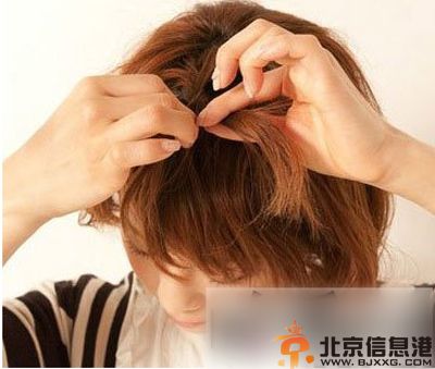 唯美刘海编发教程图解推荐 减龄发型扎出来