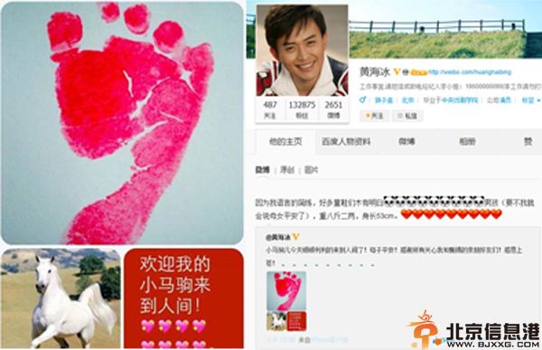 黄海冰二婚妻子甄锡产子 揭其现任老婆个人资料及照片