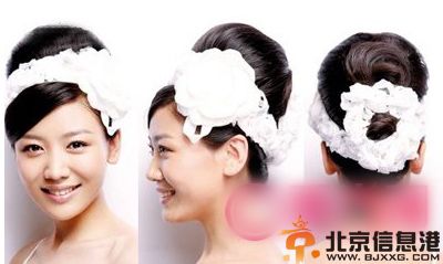 叠加式韩式新娘盘发图解分享 魅力新娘必选造型