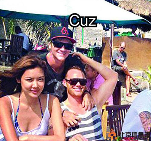 乐基儿新男友Cuz资料原名Denim Mchardy 两人将在巴厘岛结婚