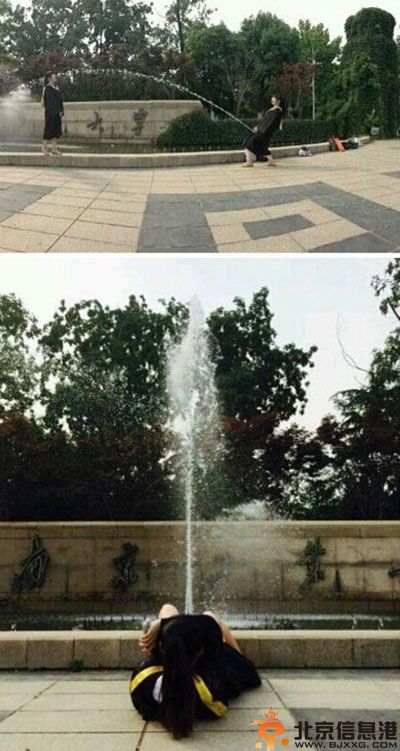 搞笑图片受刺激了的妹子 体验与众不同的味道