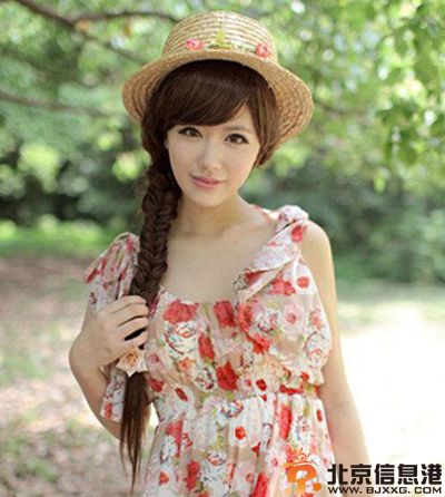 长直发怎么扎好看 唯美清新女神范儿扎法推荐