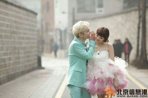 我们结婚了积木夫妇婚纱照高清 金基范keyYagi Arisa个人资料