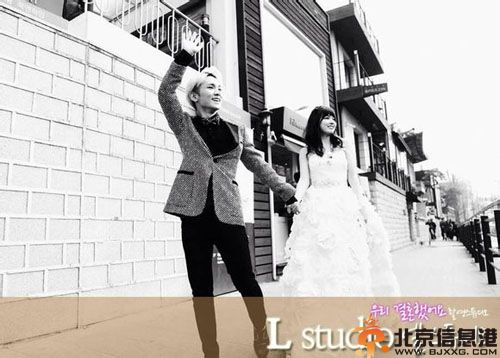 我们结婚了积木夫妇婚纱照高清 金基范keyYagi Arisa个人资料