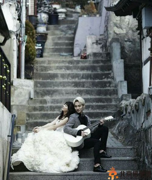 我们结婚了积木夫妇婚纱照高清 金基范keyYagi Arisa个人资料