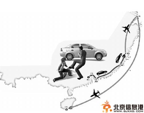佛山潘某杀女友载尸旅行事件过程图片 称为圆女友生前梦
