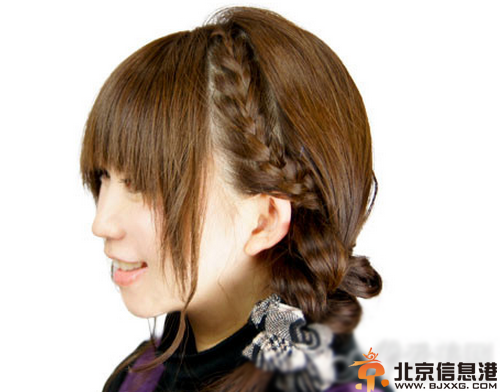 简单韩式编发图解 打造最甜美发型