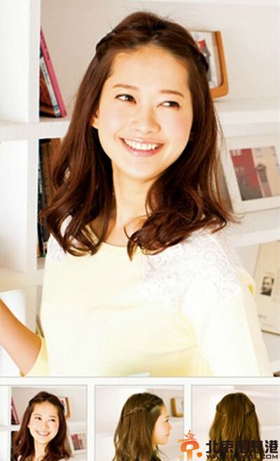 中分梨花头怎么扎 如何扎出好看发型