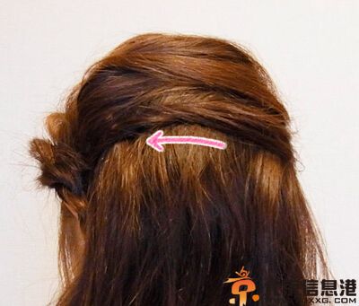 韩式斜刘海编发图解 披肩长发甜美动人